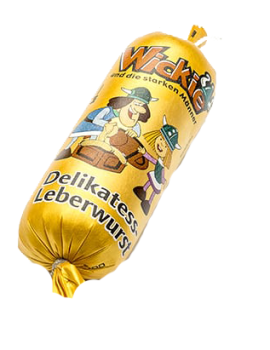 Delikates Leberwurst, Portionswurst ca. 200g