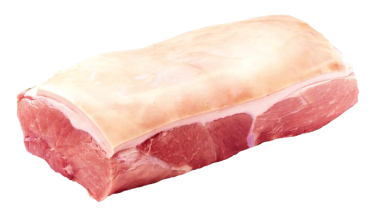 Schweine-Krustenbraten, mit Speck und Schwarte