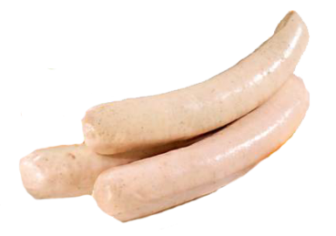 Rostbratwurst, gebrüht