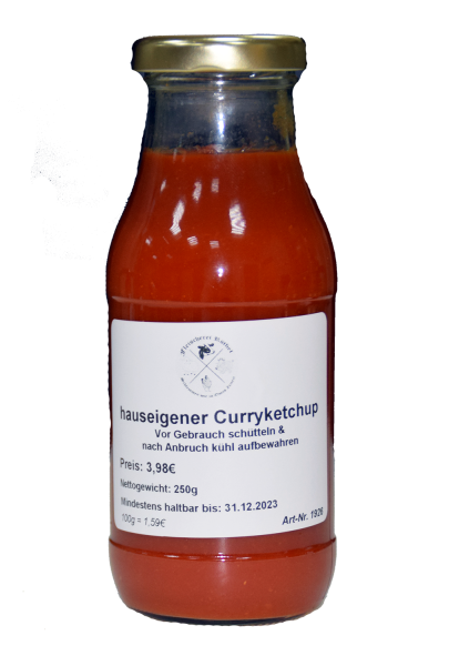 Curryketchup, hausgemacht