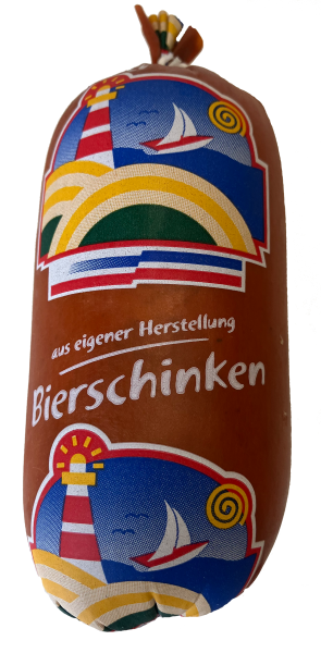 Kalbs-Bierschinken, Portionswurst