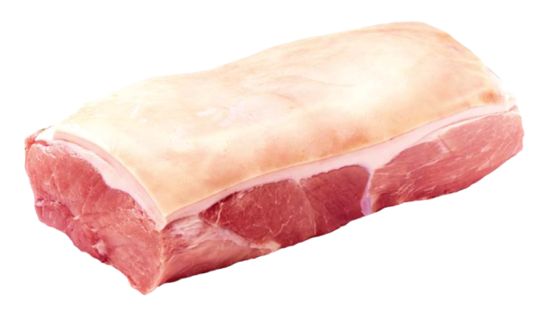 Schweine-Krustenbraten, mit Speck und Schwarte