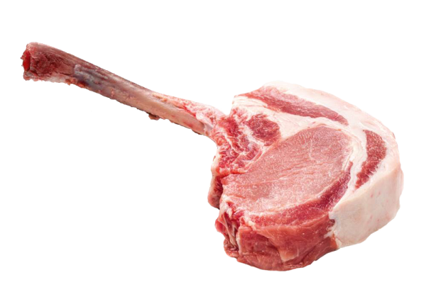 Tomahawk Steak vom Schwein