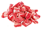 Lammgulasch, wie gewachsen
